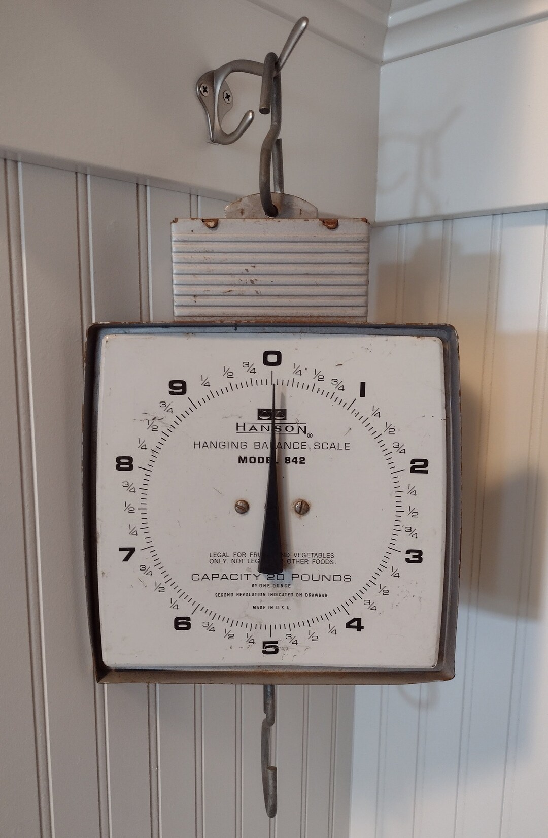 Vintage Hanson Hanging Balance Scale for Fruits and Vegetables Etsy