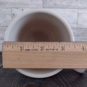 Vintage Longaberger Pottery Mugs in Cream Color American Home Braid