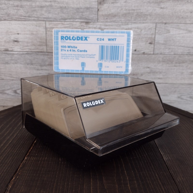 Address File Box - Etsy