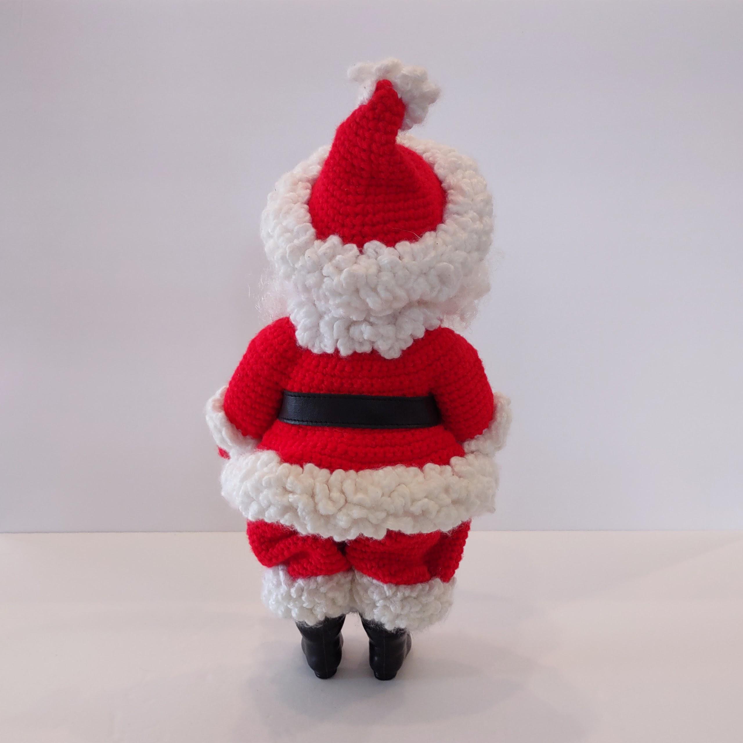 Santas by Donna ビンテージ サンタクロース人形 ハンドメイド Vintage Classic Handmade Santa Claus Figurine Doll Crocheted Suit