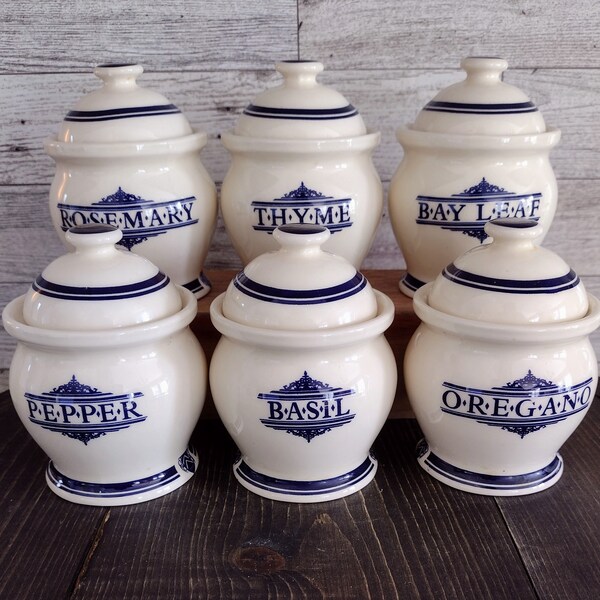 Victorian Kitchen Spice Jars