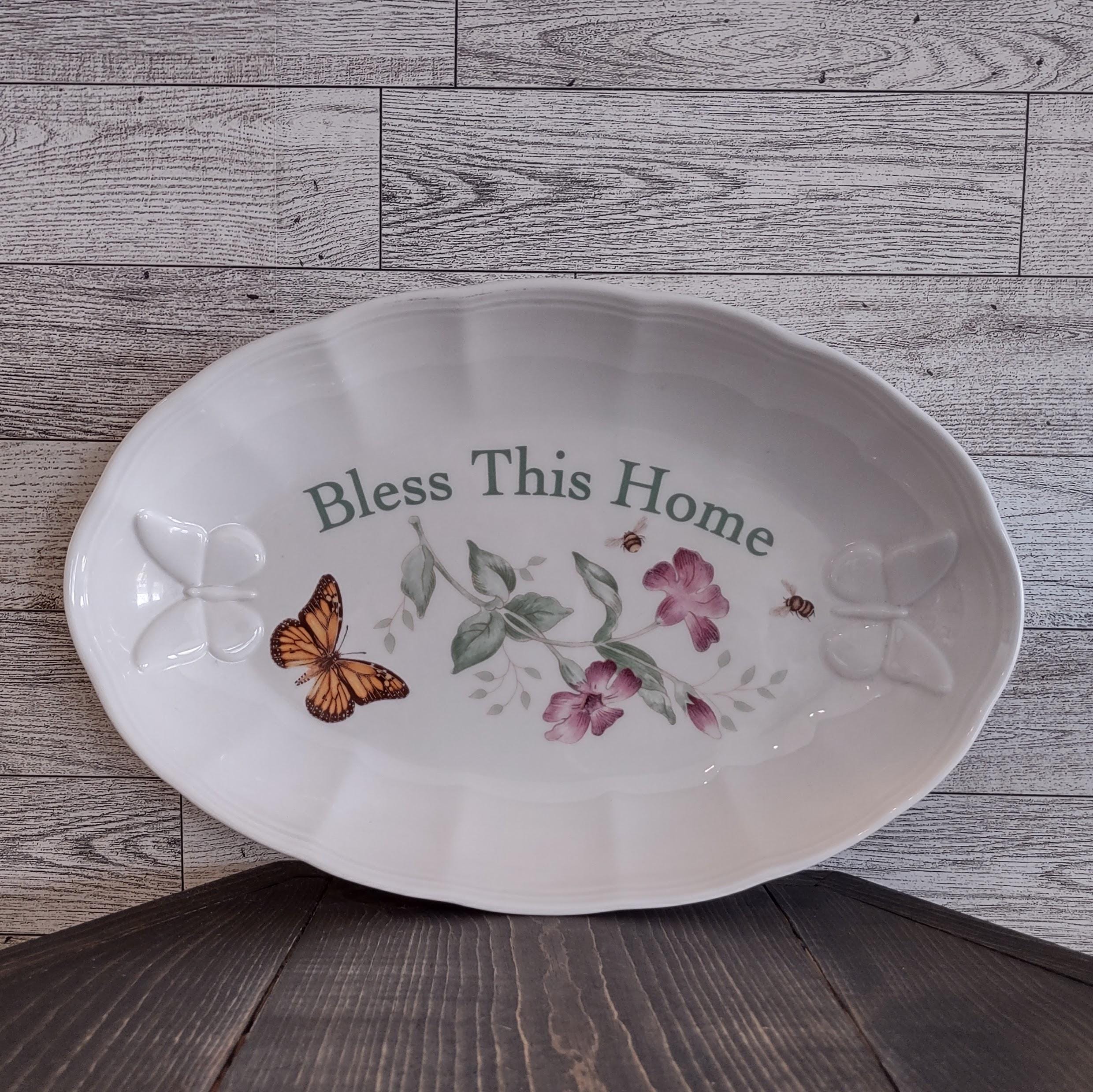  Bless This  置物 Porcelain Bless This Home - Etsy
