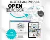 Realtor Open House Template Bundle, Editable Marketing (Digital Download)