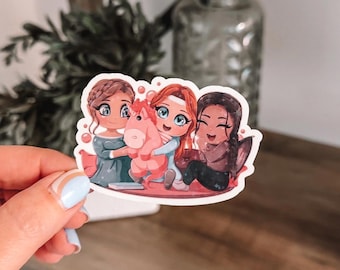 Valkyrie Pegasus Holographic Glitter Star Vinyl Sticker Officially Licensed Nesta Gwyn Emerie