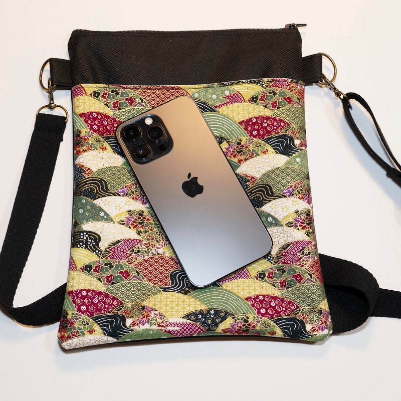 Japanese Tokyo Print Pattern Crossbody bags