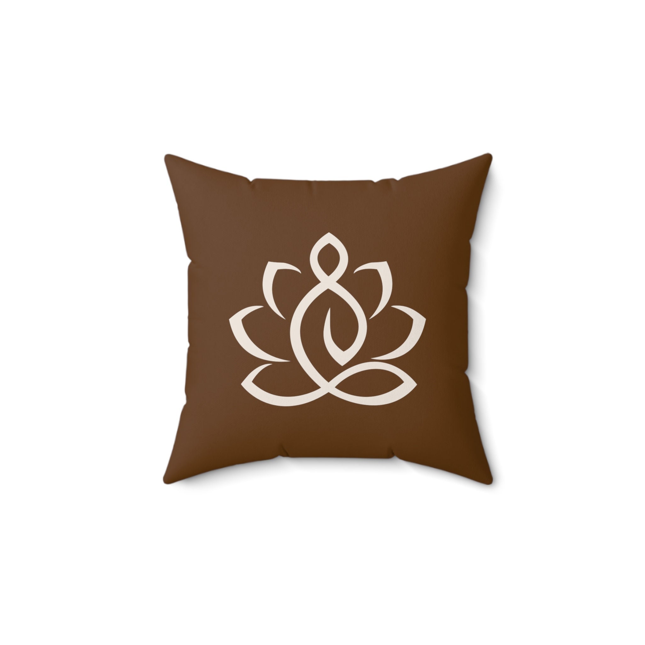 Buddha Zen Lotus Flower Spiritual Pillow/yoga Zen Etsy