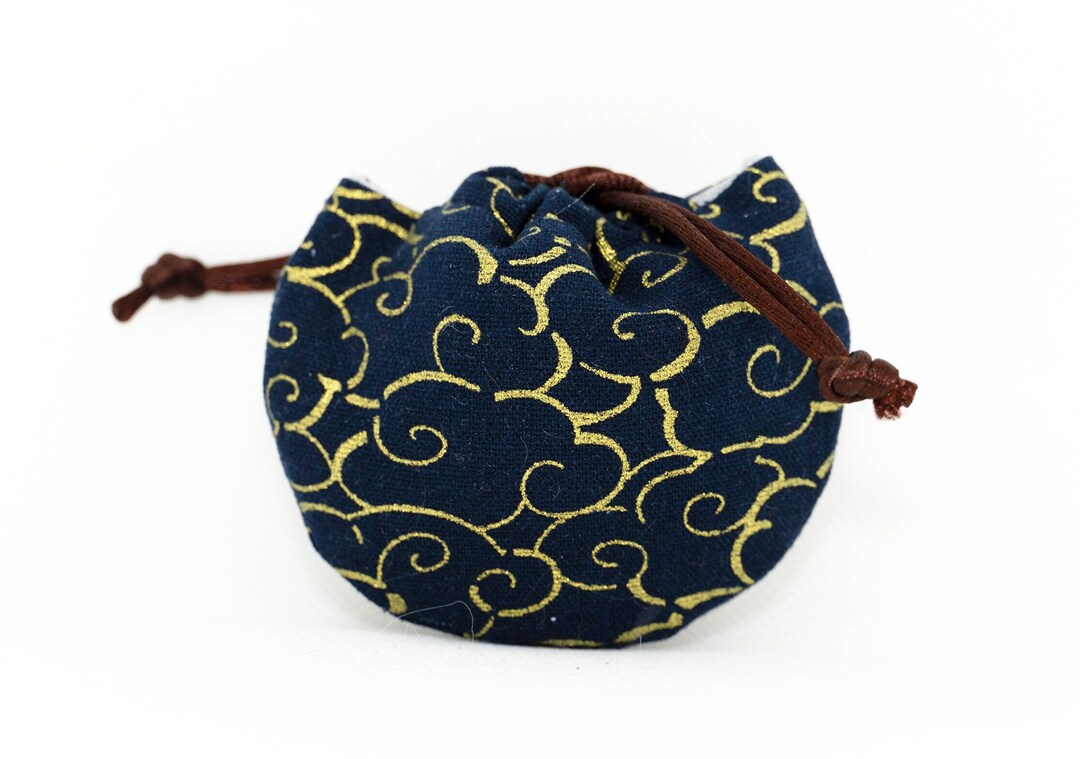 Cute Japanese Fabric Japanese Style Cloud Oriental Gold Print Etsy