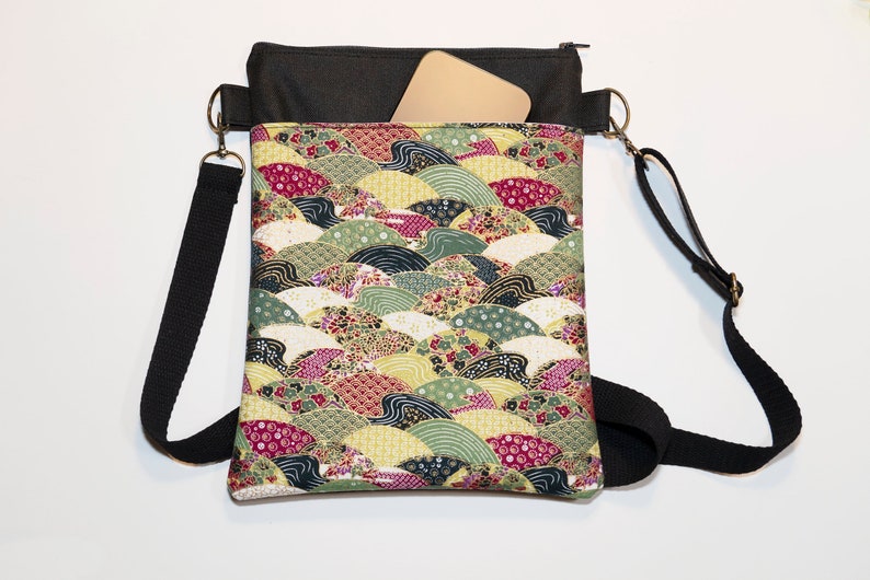 Japanese Style Canvas Crossbody Bag