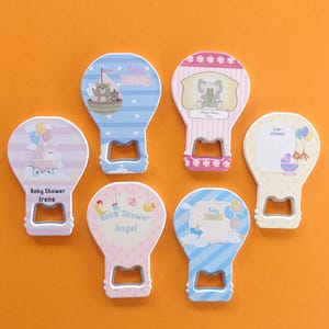 Magnet Baby Shower Gifts for Guests, Custom Bottle Opener Magnets, Personalized Party Favors