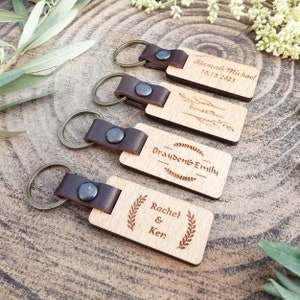 Custom Keychains for Bachelorette - Personalized Tags - Name Tag Wedding - Bachelor Party Women