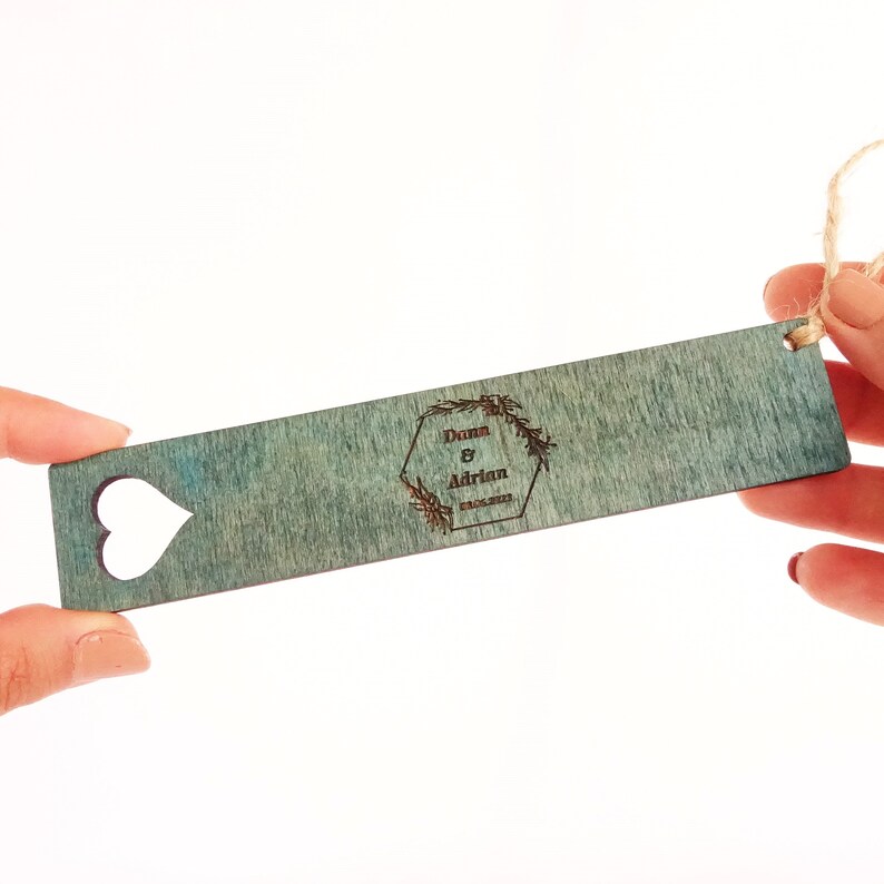 Personalized Wood Bookmark: Custom Teacher Student Gift - Etsy