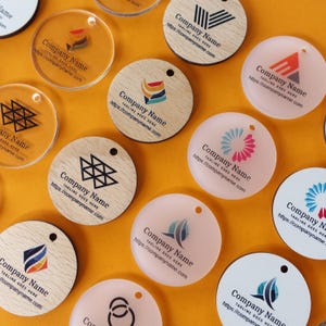 Custom Logo Keychains Bulk - Engraved & UV Printed Promotional ...