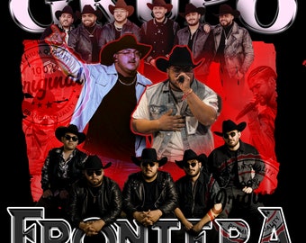 Grupo Frontera PNG: Druckbares Design (300 DPI)