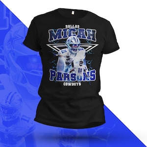 Micah Parsons Dallas Cowboy Fanart T-Shirt Design PNG, DTF, DTG Ready for Print