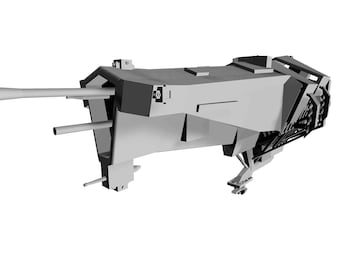 Arquivo de modelo do navio de guerra Belter STL The Expanse