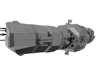 Modelo de navio UNN Murphy Class Destroyer STL Expanse