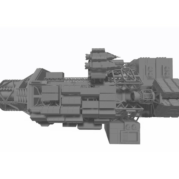 Barbapiccola STL file - The Expanse ship model