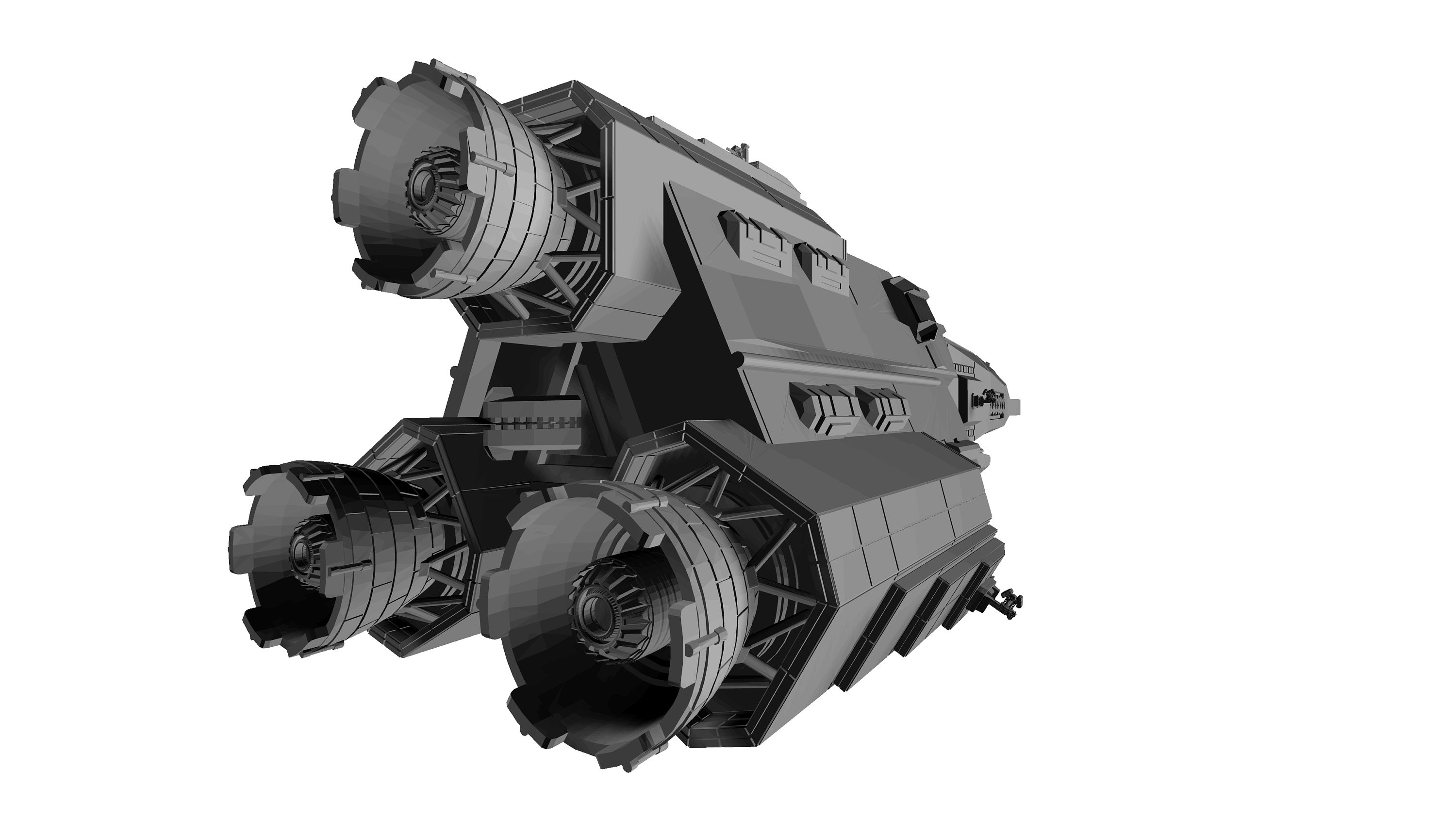 MCRN Raptor Class Fast Attack Cruiser STL File Expanse Ship Model Etsy