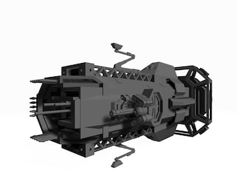 Arquivo 3d do modelo de navio Inazami STL Expanse