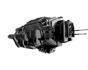 Modelo de navio de guerra Granicus Free Navy STL Expanse