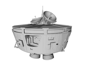 Arquivo de modelo de navio STL Expanse não implantado do UNS Arboghast