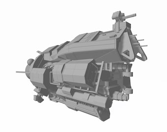 Arquivo STL OPAS Tynan Modelo de navio Expanse