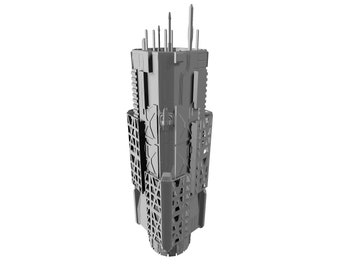 UNN Phantom Class Escort STL O arquivo do modelo do navio Expanse