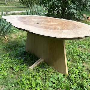 Oak Burl coffee table/ live edge table