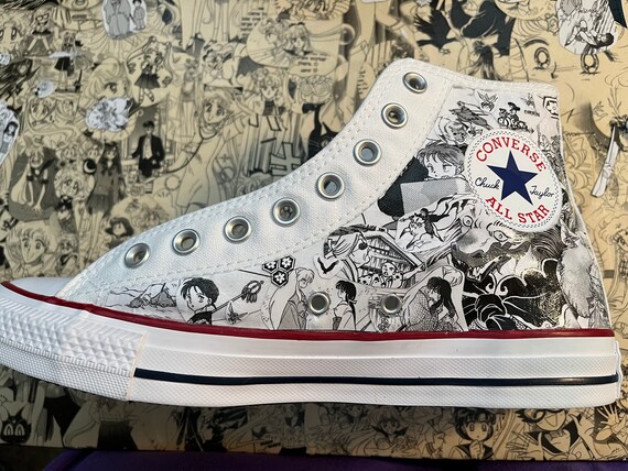 custom converse anime
