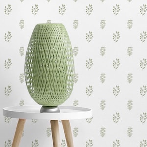 Quaint Leaves Wallpaper, Peel and Stick Wallpaper, Removable, Traditional or Prepasted Wallpaper Mural — Aspen Walls #266