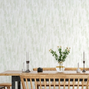 Abstract Brush Stroke Wallpaper, Peel and Stick Wallpaper, Removable, Traditional or Prepasted Wallpaper Mural, Decor — Aspen Walls #012
