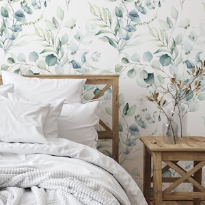 Elegant Branches Wallpaper, Peel and Stick Wallpaper, Removable, Traditional or Prepasted Wallpaper Mural — Aspen Walls #086