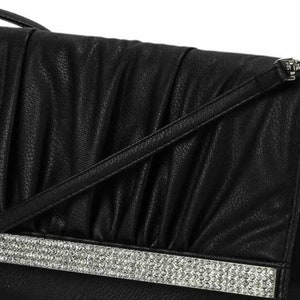 Large black clutch bag shop uk
