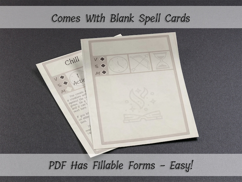 Dnd Paladin Spell Cards D&amp;D 5e Dnd Printables Dnd Accessories Dungeons ...