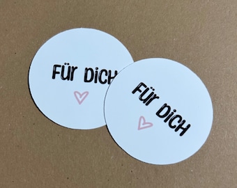 For you - thank you - open and look forward - gift sticker label - sticker set - sticker bundle