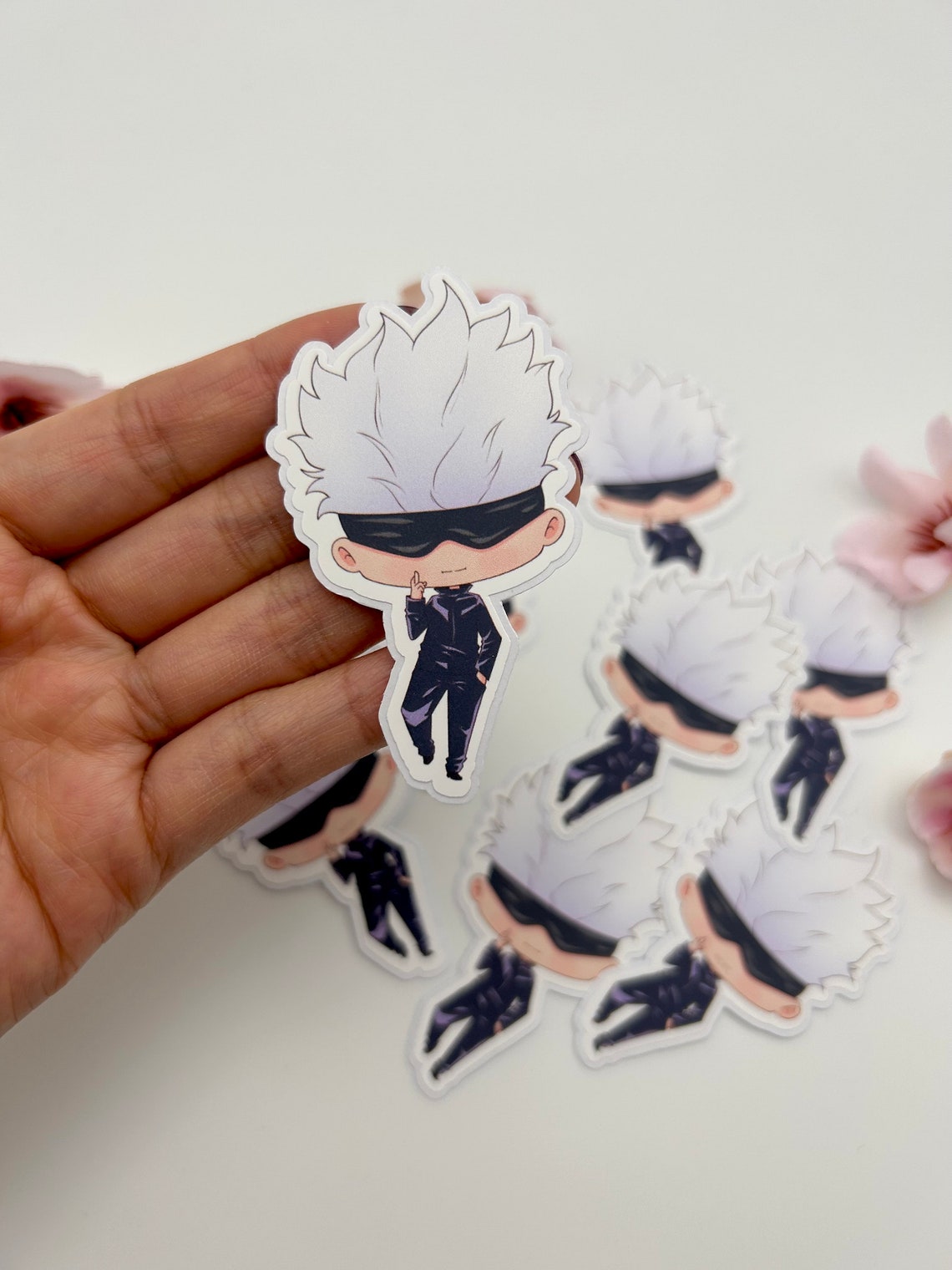 Handmade Anime Chibi Sticker Magnet | Kawaii Stickers | Anime Cute ...
