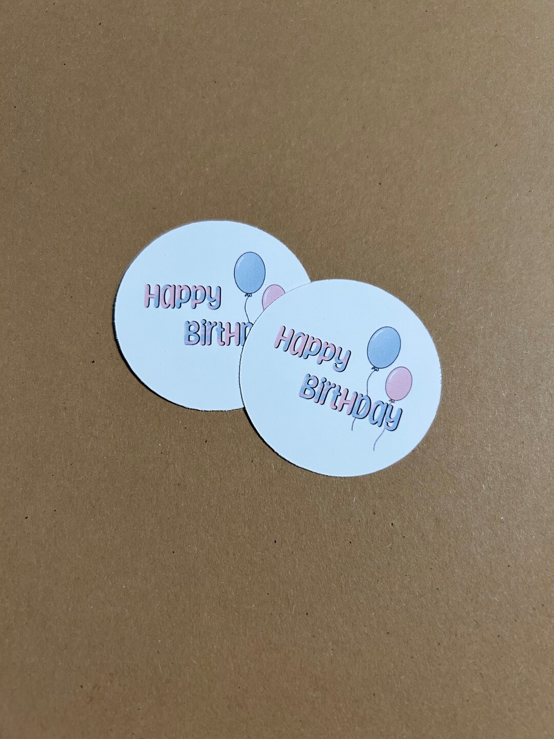 Happy Birthday Gift Sticker Label Birthday Vinyl Decal Sticker Set Etsy
