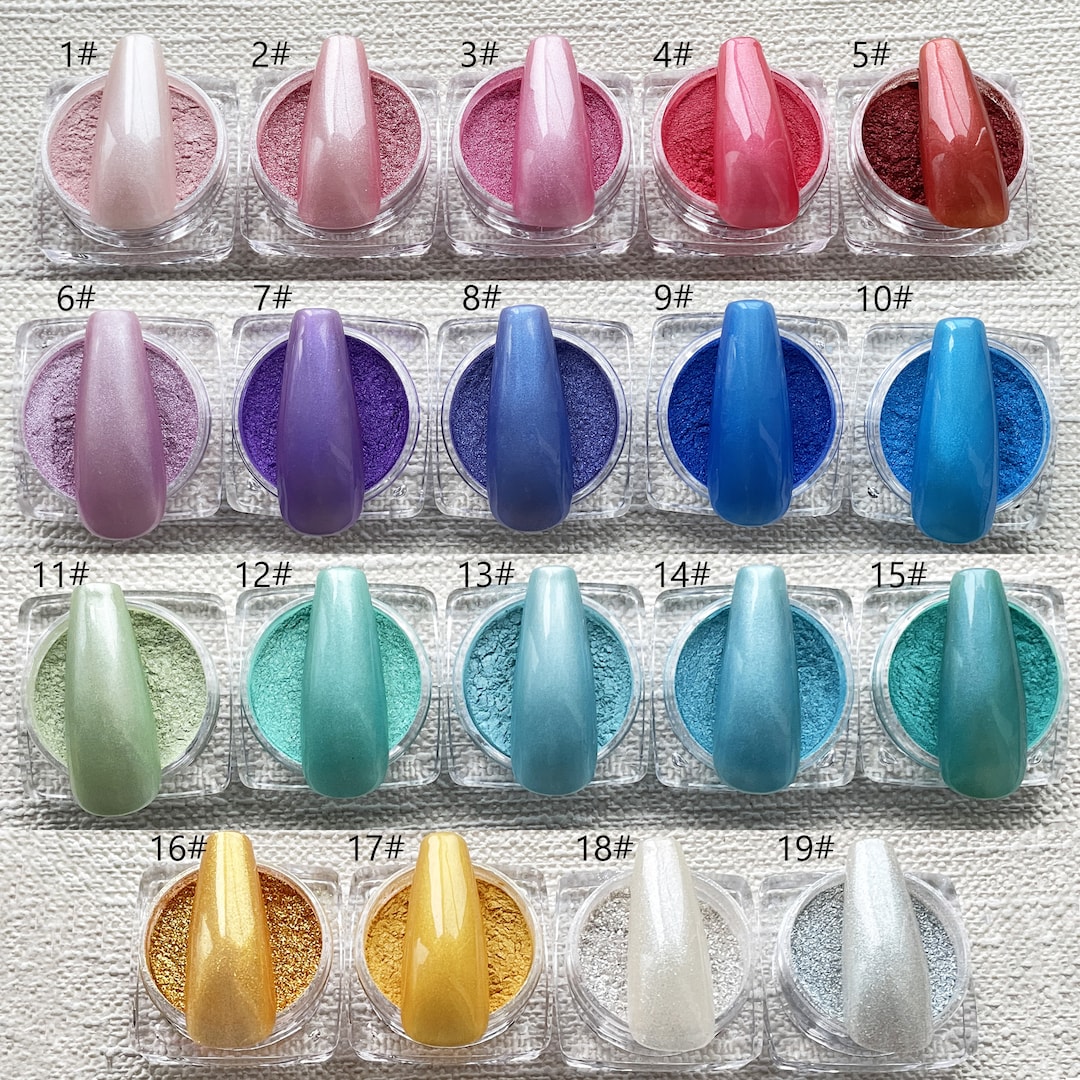 19 Color Magic Mirror Chrome Nail Powder/glitter Decoration/titanium