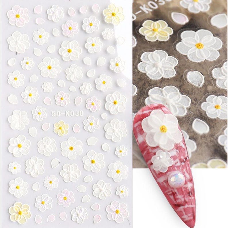 3d-white-flower-nail-stickers-white-wedding-decals-floral-nail-design