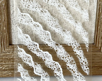 Bubble Nail Stickers,Sea Waves Stickers, White Nail Decals, Cute Wedding Nail Design,Self Adhesive Nail Art
