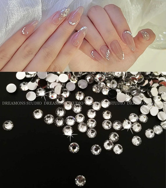 Crystal Rhinestones Nail Charms Crystal Mixed Gems Nail Rhinestones for Nail  Art Decoration & DIY Crafting Design - style 4 