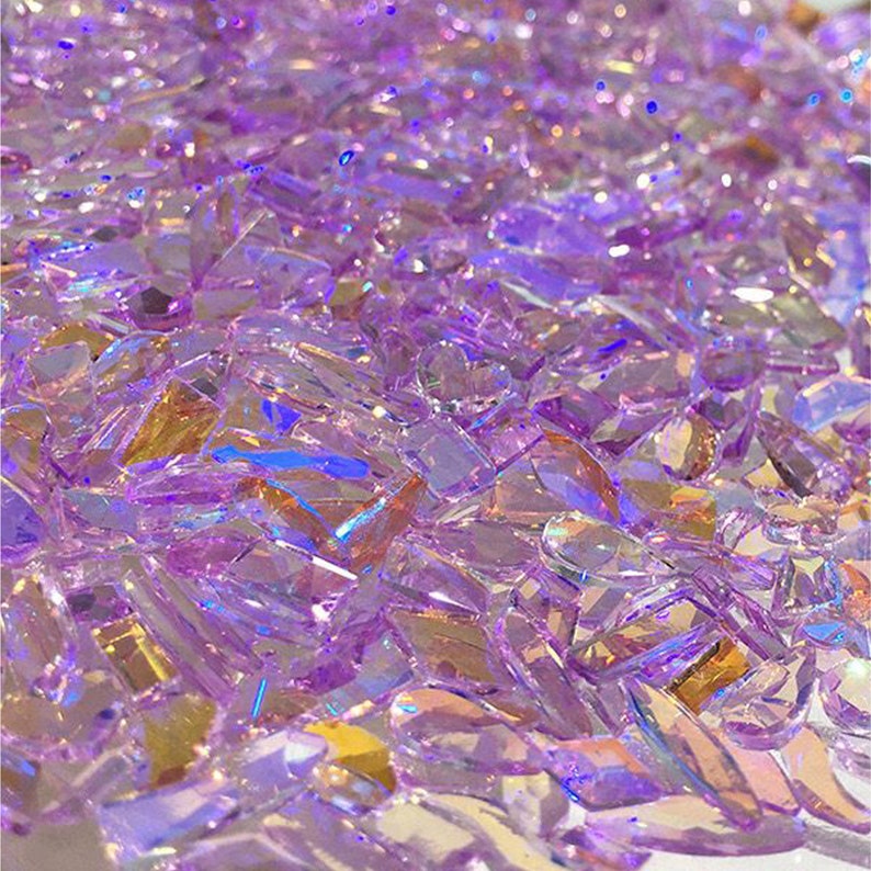25pc Mixed Polar Light Crystals Flatback Rhinestone Nail - Etsy