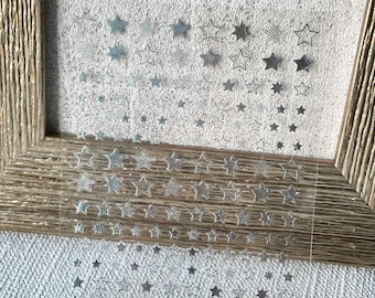 Gold/Silver Star Nail Sticker Stars,Shiny Star Design Nail Art Stickers,Self-Adhesive Nail Art Decals Stickers