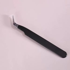 Pinça para adesivos e anotações – Ferramenta de precisão para BuJo, scrapbook, cartões, nail art, ponta curva