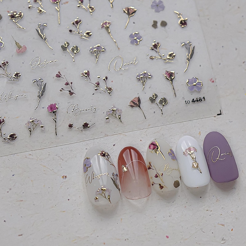 purple-rose-nail-sticker-etsy