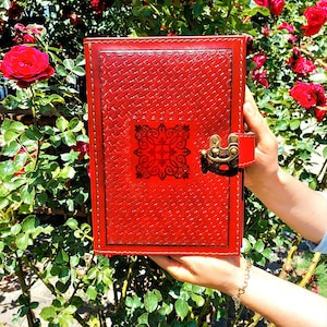 Handmade Real Leather Book Cover Notebook Cover B5 Padfolio Ethnic Pattern Book Case Vintage Gift For Book Lovers Leather Journal Refillable