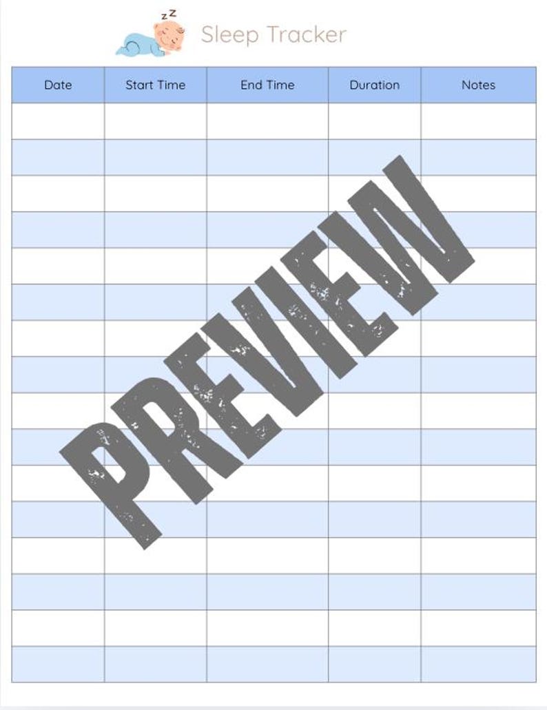 EDITABLE Baby Daily Routine & Feeding Tracker Printable + Digital ...