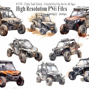 8 Utility Task Vehicle - UTV -Quad Bike ATV PNG - High-Quality Off-Road Vehicle images - Bike Exploration - Adventure Bikes - Great Outdoors