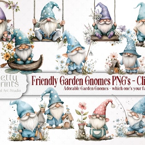 Glücklicher Gnome Gonk Clip Art bundle, sofortiger digitaler Download, Gnome Clipart, niedliches Gnome png für Schreibwaren, Basteln, Karten, Journal und mehr.