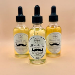 All-Natural Beard Oil, Mens Facial Hair Body Hair Care, 4 Scent options, Gifts for Men, Christmas ideas, gift idea, grooming